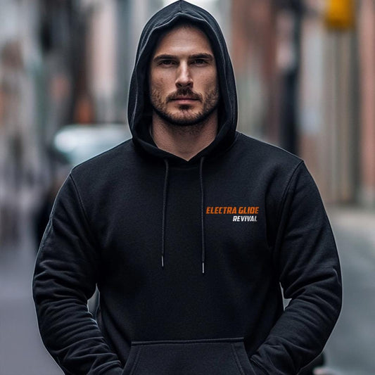 Harley-Davidson Electra Glide Revival FLH 2021 Inspired Hoodie - Biker Motorcycle Sweatshirt