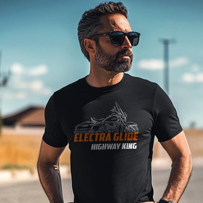Harley-Davidson Electra Glide Highway King 2023 Inspired T-Shirt - Biker Motorcycle Tee Shirt