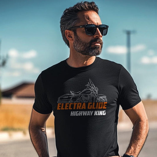 Harley-Davidson Electra Glide Highway King 2023 Inspired T-Shirt - Biker Motorcycle Tee Shirt