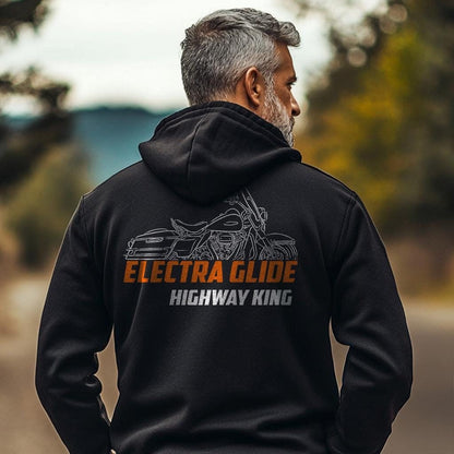 Harley-Davidson Electra Glide Highway King 2023 Inspired Hoodie - Biker Motorcycle Sweatshirt