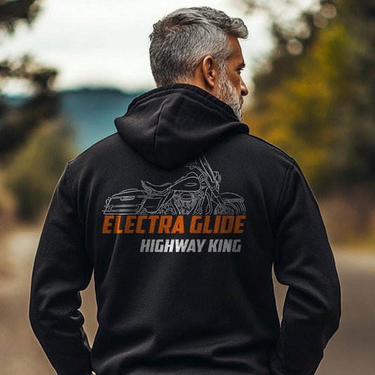 Harley-Davidson Electra Glide Highway King 2023 Inspired Hoodie - Biker Motorcycle Sweatshirt