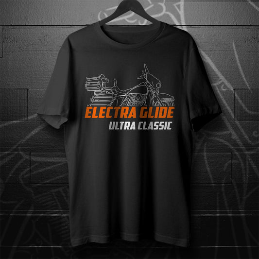 Harley-Davidson Electra Glide Ultra Classic FLHTCU Inspired T-Shirt - Biker Motorcycle Tee Shirt