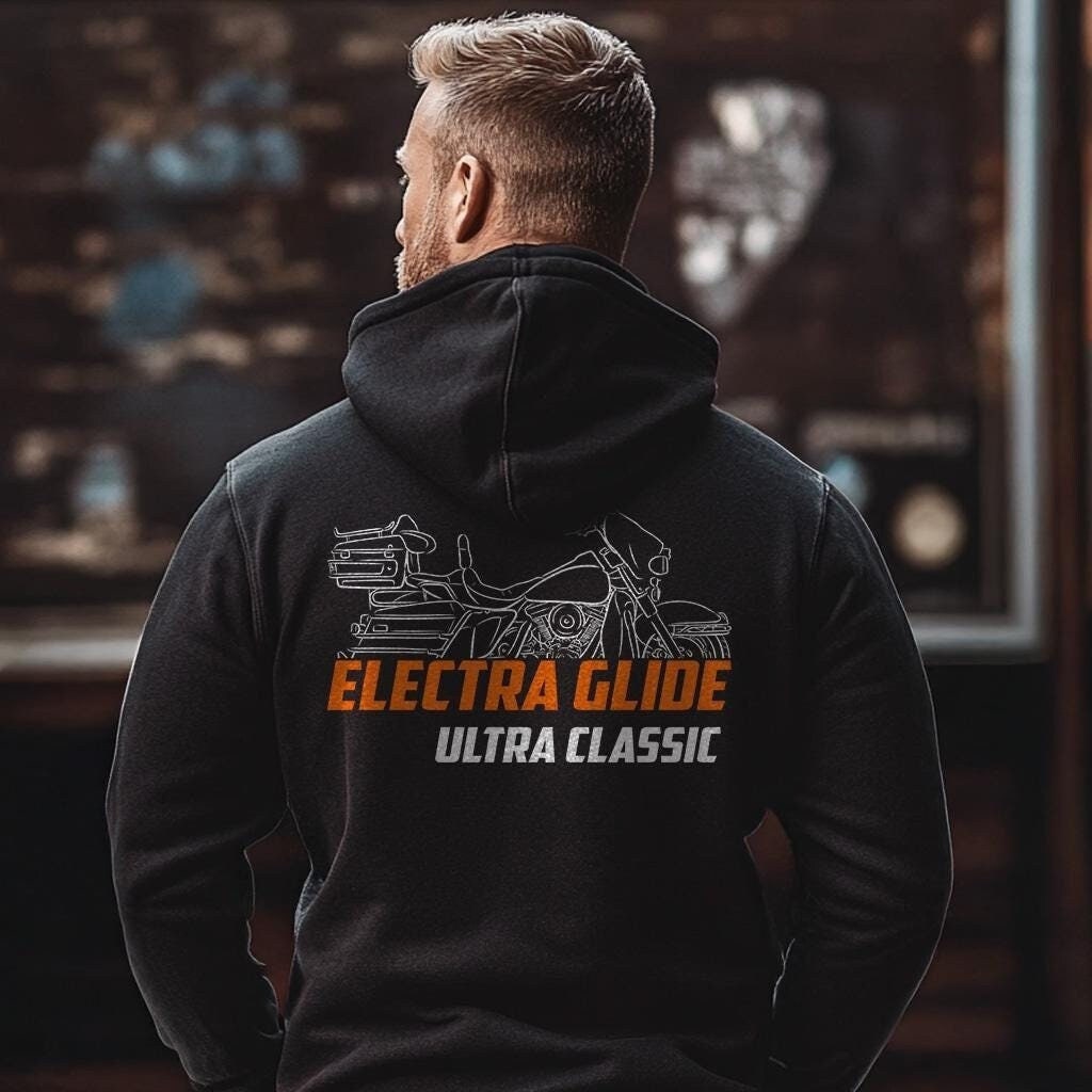 Harley-Davidson Electra Glide Ultra Classic FLHTCU Inspired Hoodie - Biker Motorcycle Sweatshirt