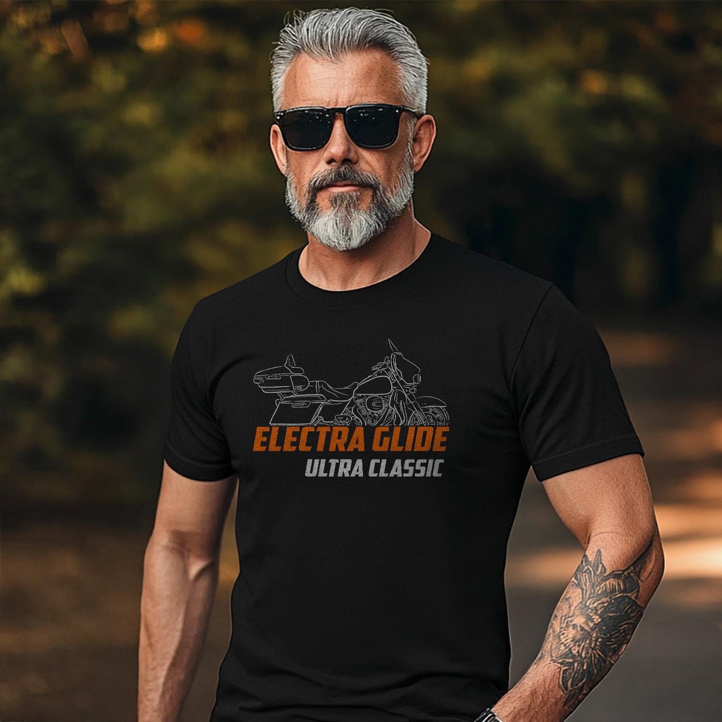 Harley-Davidson Electra Glide Ultra Classic FLHTCU & FLHTCUI Inspired T-Shirt - Biker Motorcycle Tee Shirt