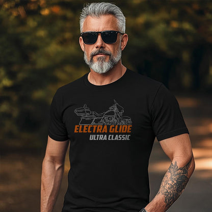 Harley-Davidson Electra Glide Ultra Classic FLHTCU & FLHTCUI Inspired T-Shirt - Biker Motorcycle Tee Shirt