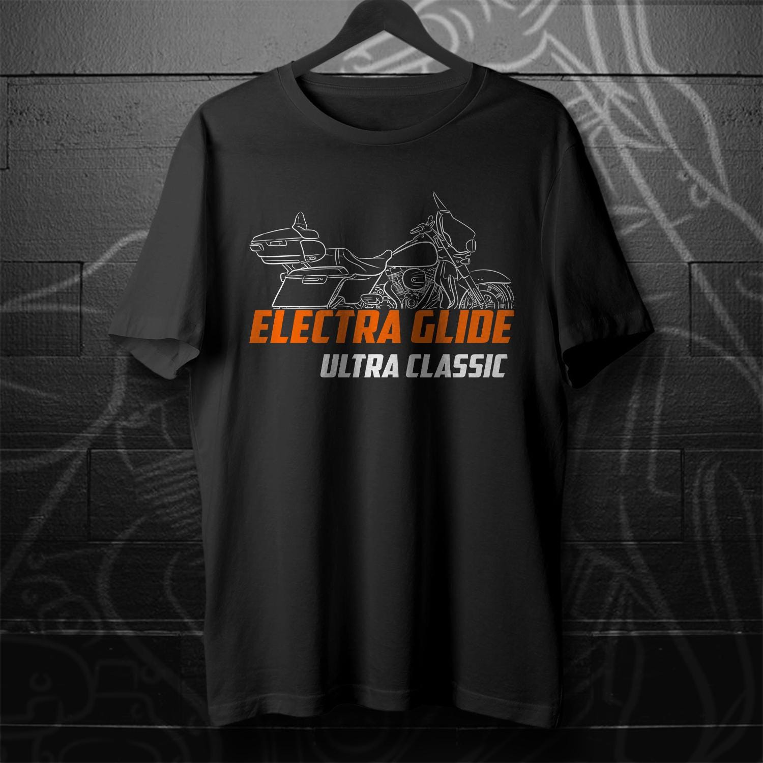 Harley-Davidson Electra Glide Ultra Classic FLHTCU & FLHTCUI Inspired T-Shirt - Biker Motorcycle Tee Shirt