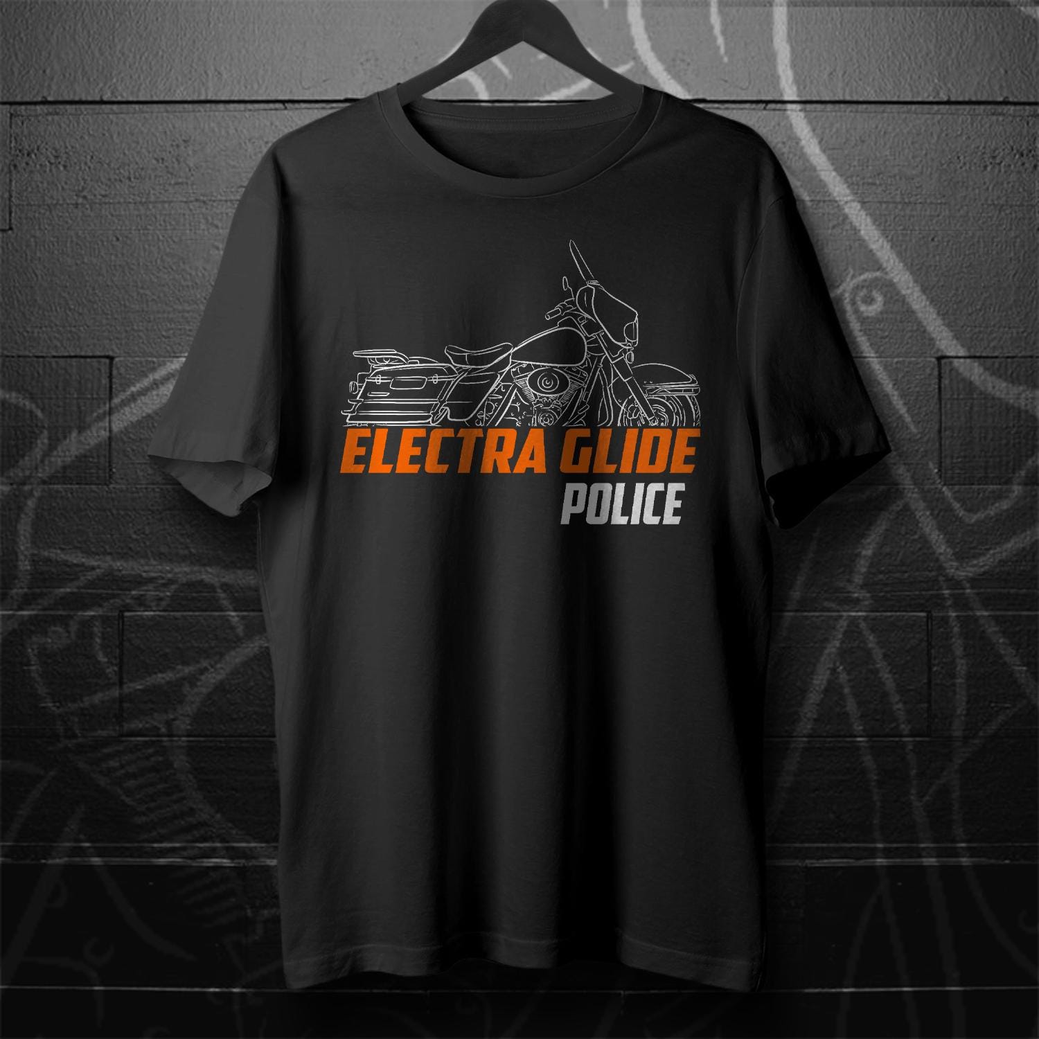 Harley-Davidson Electra Glide Police FLHTPEI 2006 Inspired T-Shirt - Biker Motorcycle Tee Shirt