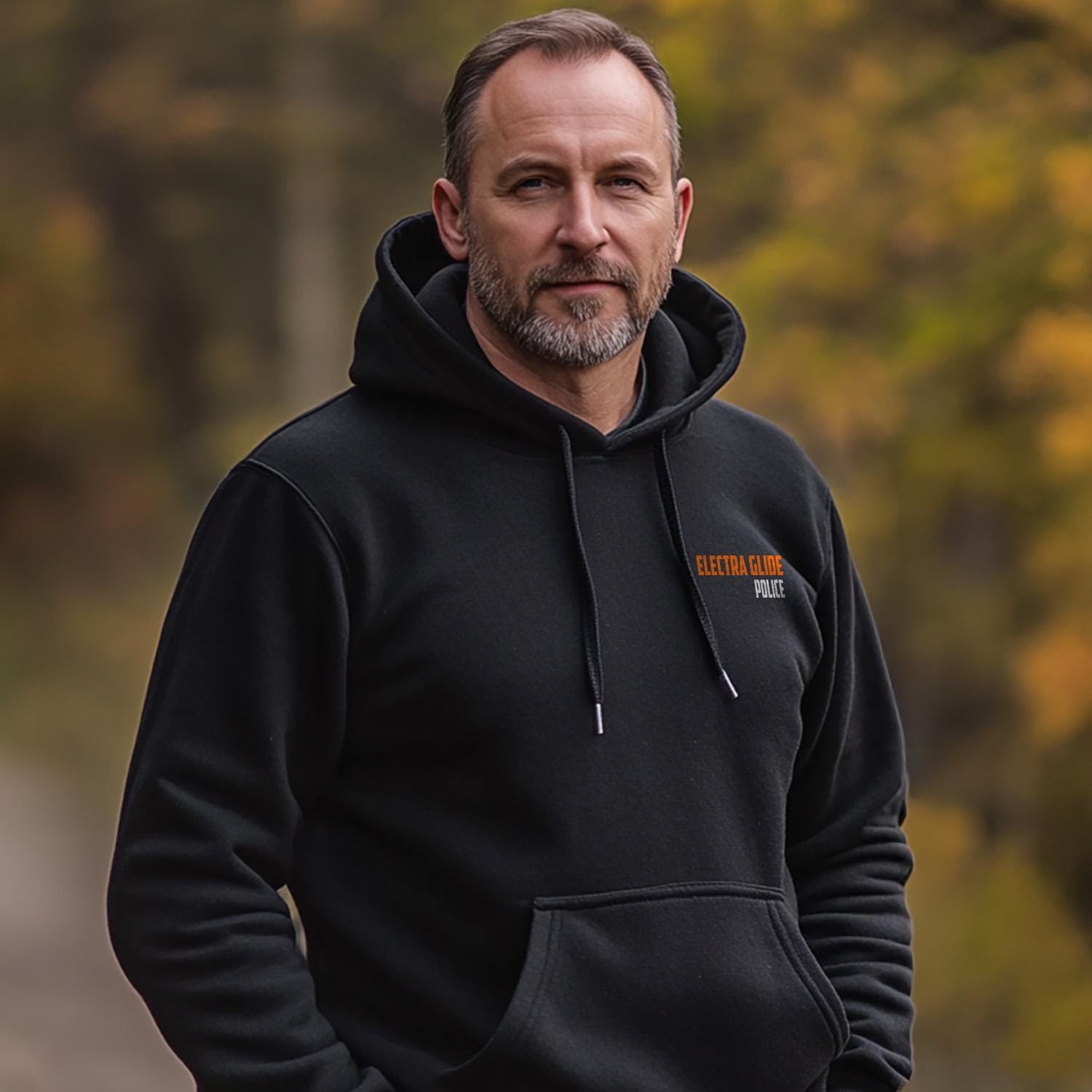 Harley-Davidson Electra Glide Police FLHTP Inspired Hoodie - Biker Motorcycle Sweatshirt