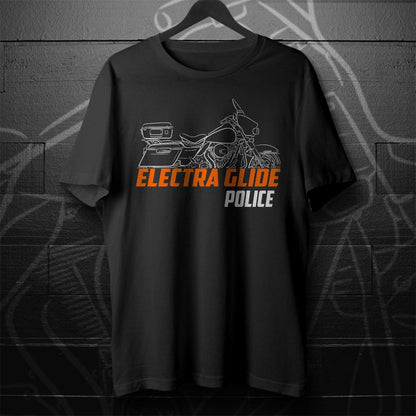 Harley-Davidson Electra Glide Police FLHTP Inspired T-Shirt - Biker Motorcycle Tee Shirt