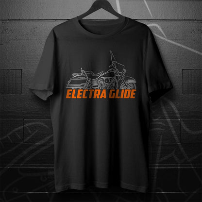 Harley-Davidson Electra Glide FLH-80 Inspired T-Shirt - Biker Motorcycle Tee Shirt