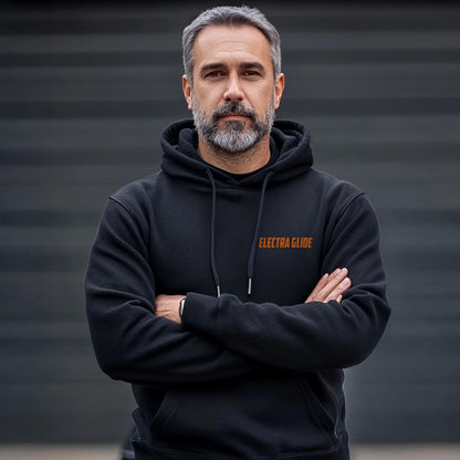 Harley-Davidson Electra Glide FLH-80 Inspired Hoodie - Biker Motorcycle Sweatshirt