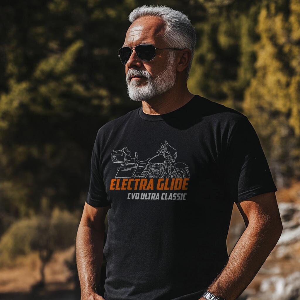 Harley-Davidson Electra Glide CVO Ultra Classic FLHTCUSE Inspired T-Shirt - Biker Motorcycle Tee Shirt