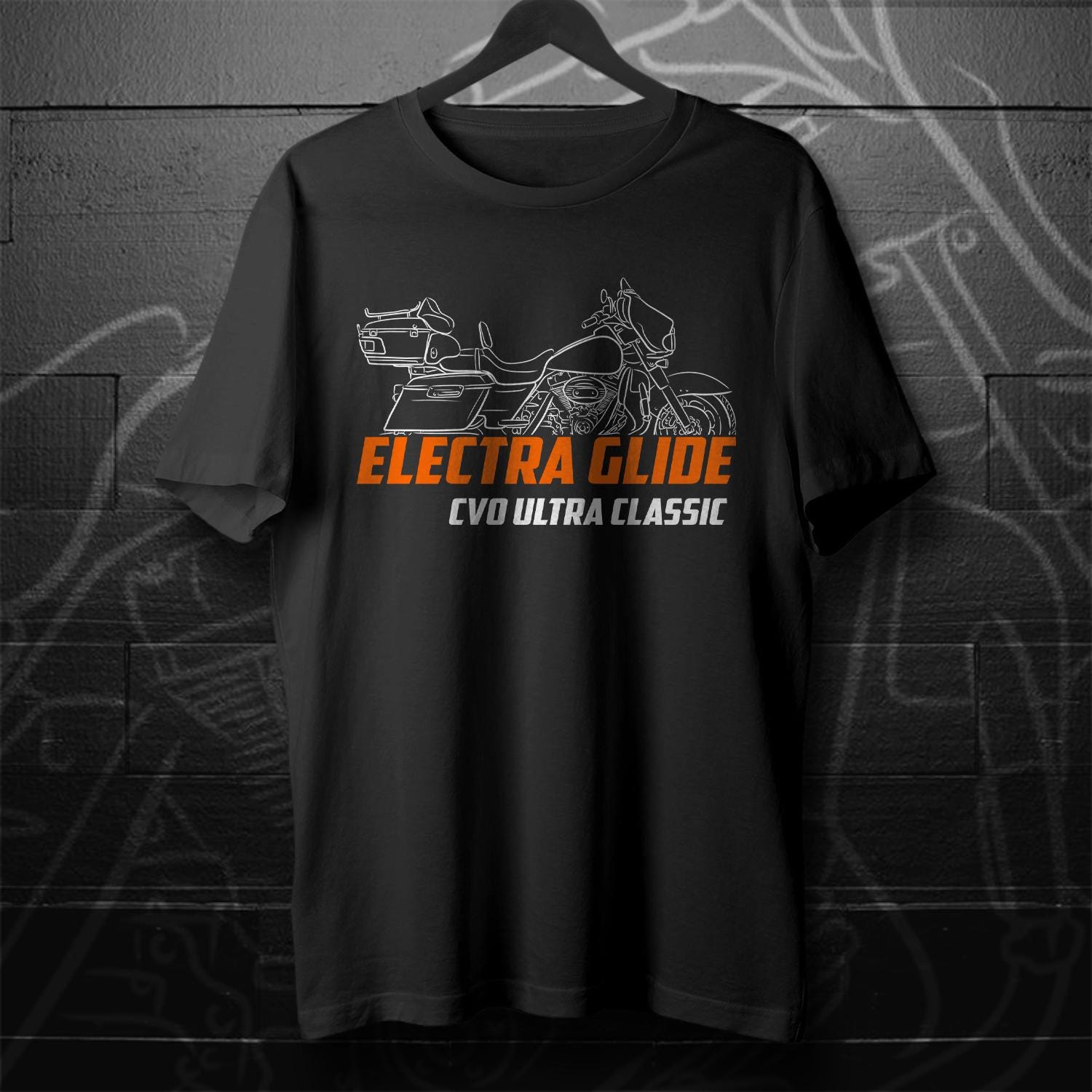 Harley-Davidson Electra Glide CVO Ultra Classic FLHTCUSE Inspired T-Shirt - Biker Motorcycle Tee Shirt