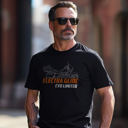 Harley-Davidson Electra Glide CVO Limited FLHTKSE Inspired T-Shirt - Biker Motorcycle Tee Shirt