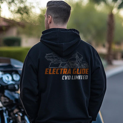 Harley-Davidson Electra Glide CVO Limited FLHTKSE Inspired Hoodie - Biker Motorcycle Sweatshirt