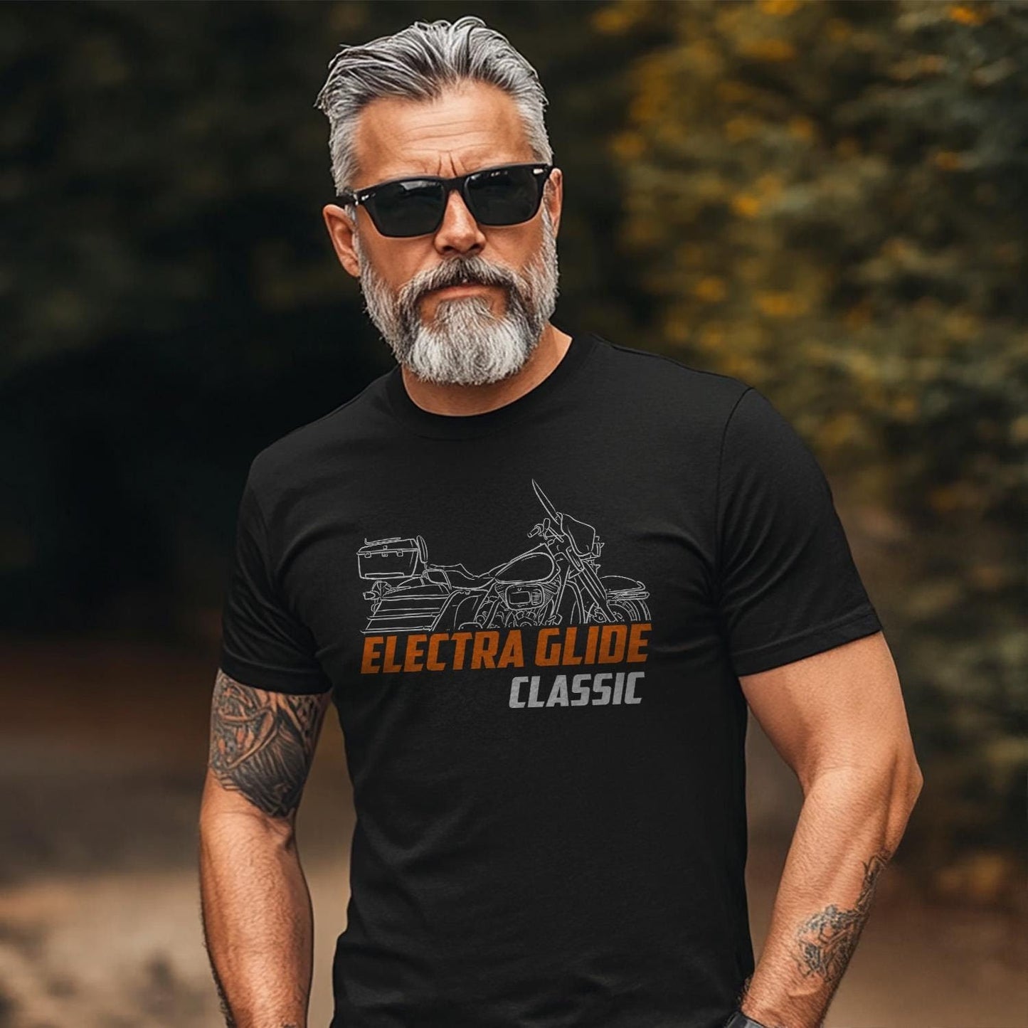 Harley-Davidson Electra Glide Classic FLHTC & FLHTCI  Inspired T-Shirt - Biker Motorcycle Tee Shirt