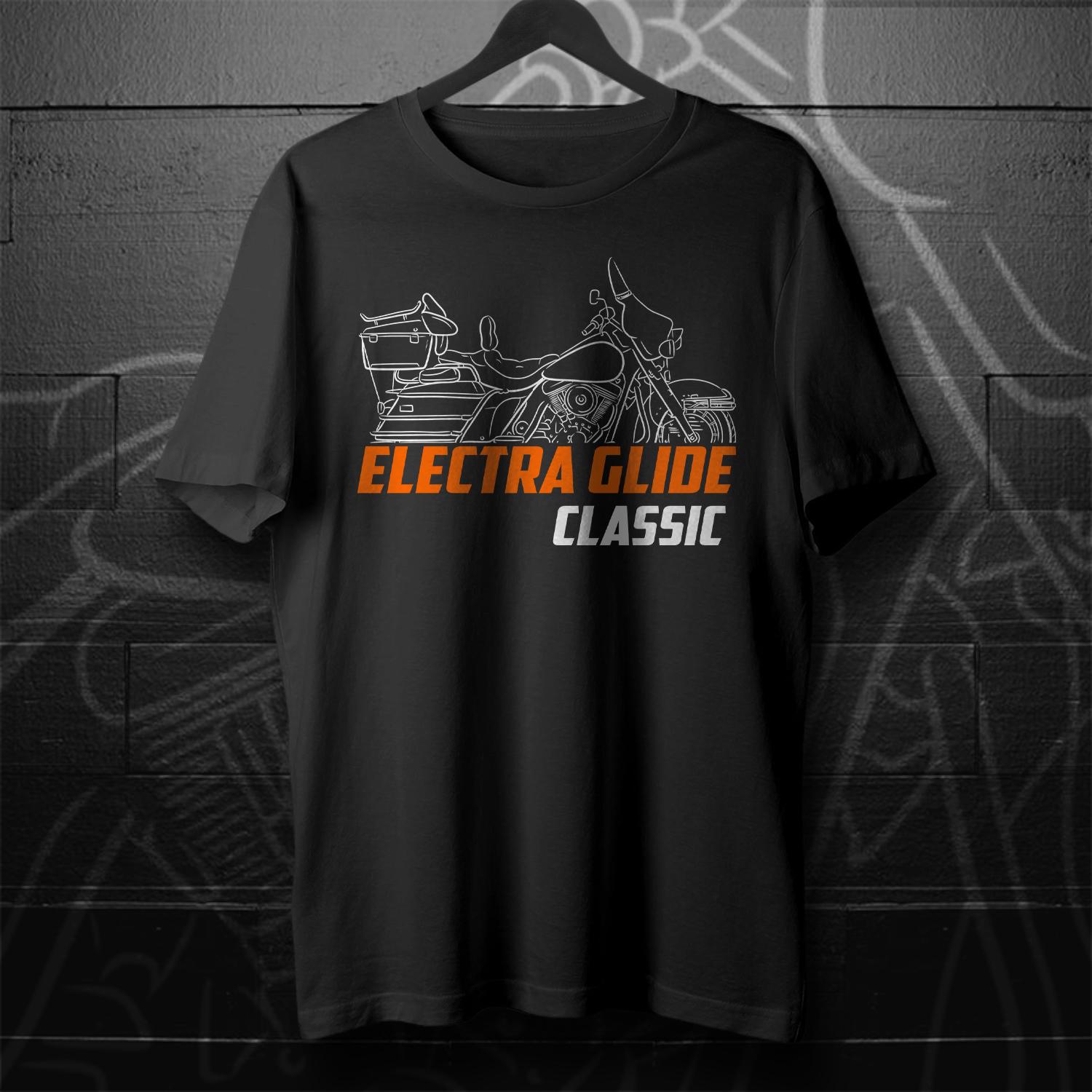 Harley-Davidson Electra Glide Classic FLHTC & FLHTCI  Inspired T-Shirt - Biker Motorcycle Tee Shirt