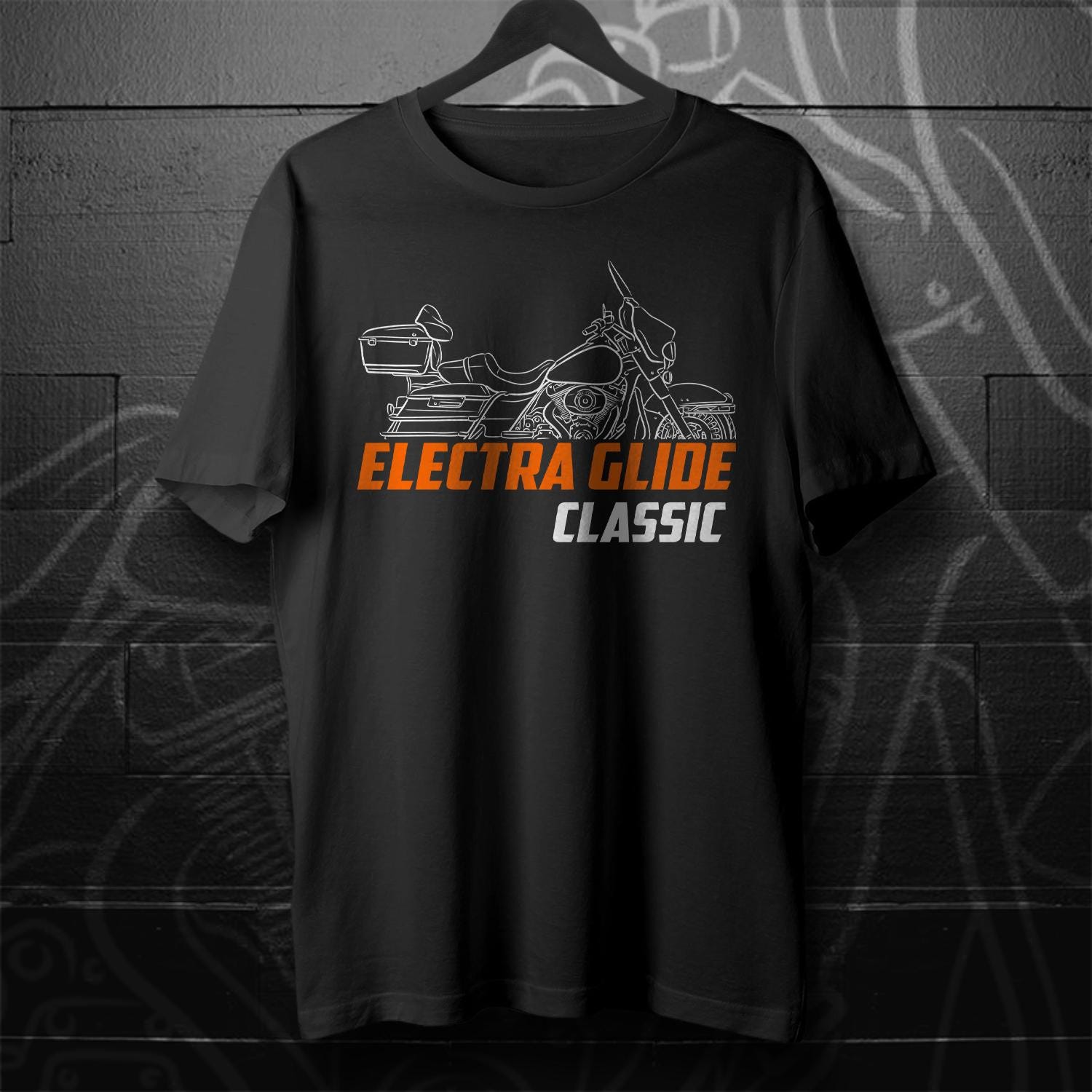 Harley-Davidson Electra Glide Classic FLHTC & FLHTCI  Inspired T-Shirt - Biker Motorcycle Tee Shirt