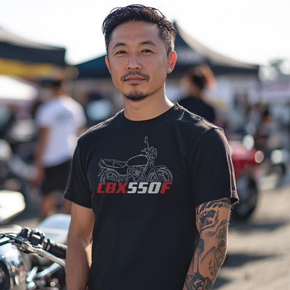 Honda CBX550F & F2 Inspired T-Shirt - Motorcycle Tee Shirt
