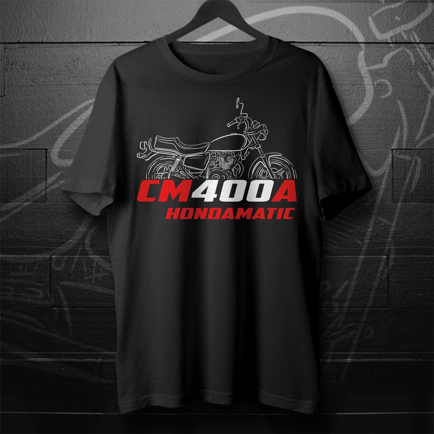 Honda CM400A Hondamatic | C | E & T Inspired T-Shirt - Motorcycle Tee Shirt