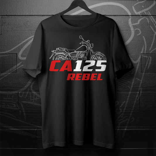 Honda CA125 Rebel T-Shirt - Motorcycle Tee Shirt