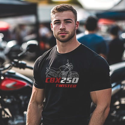 Honda CBX250 Twister Inspired T-Shirt - Motorcycle Tee Shirt
