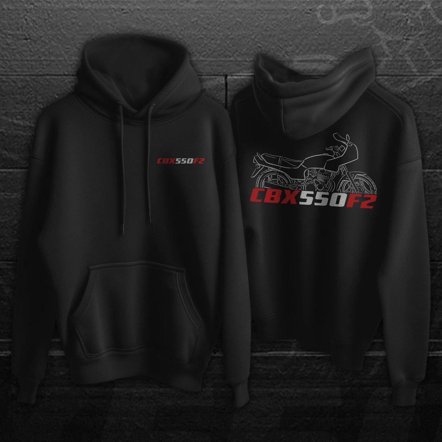 Honda CBX550F & F2 Inspired Hoodie - Motorcycle Sweatshirt
