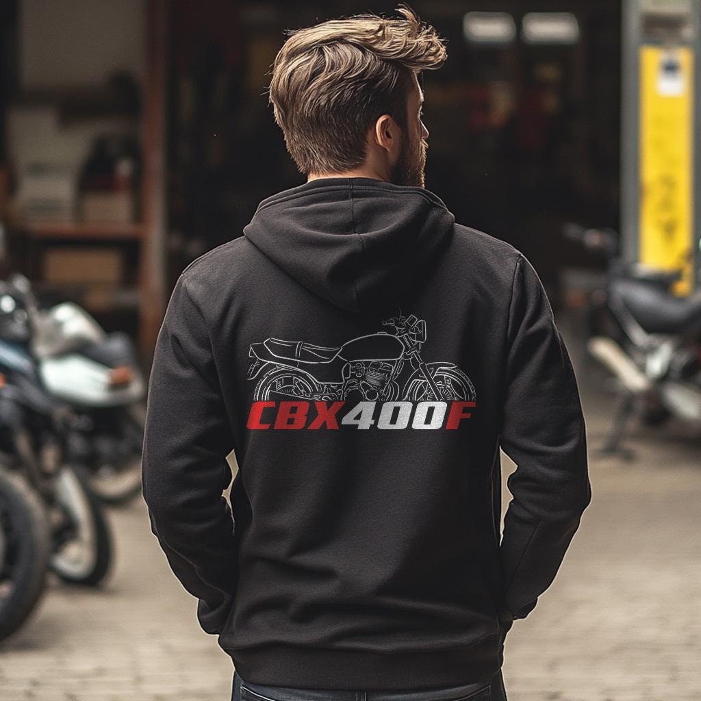 Honda CBX400F Inspired Hoodie - Motorcycle Sweatshirt