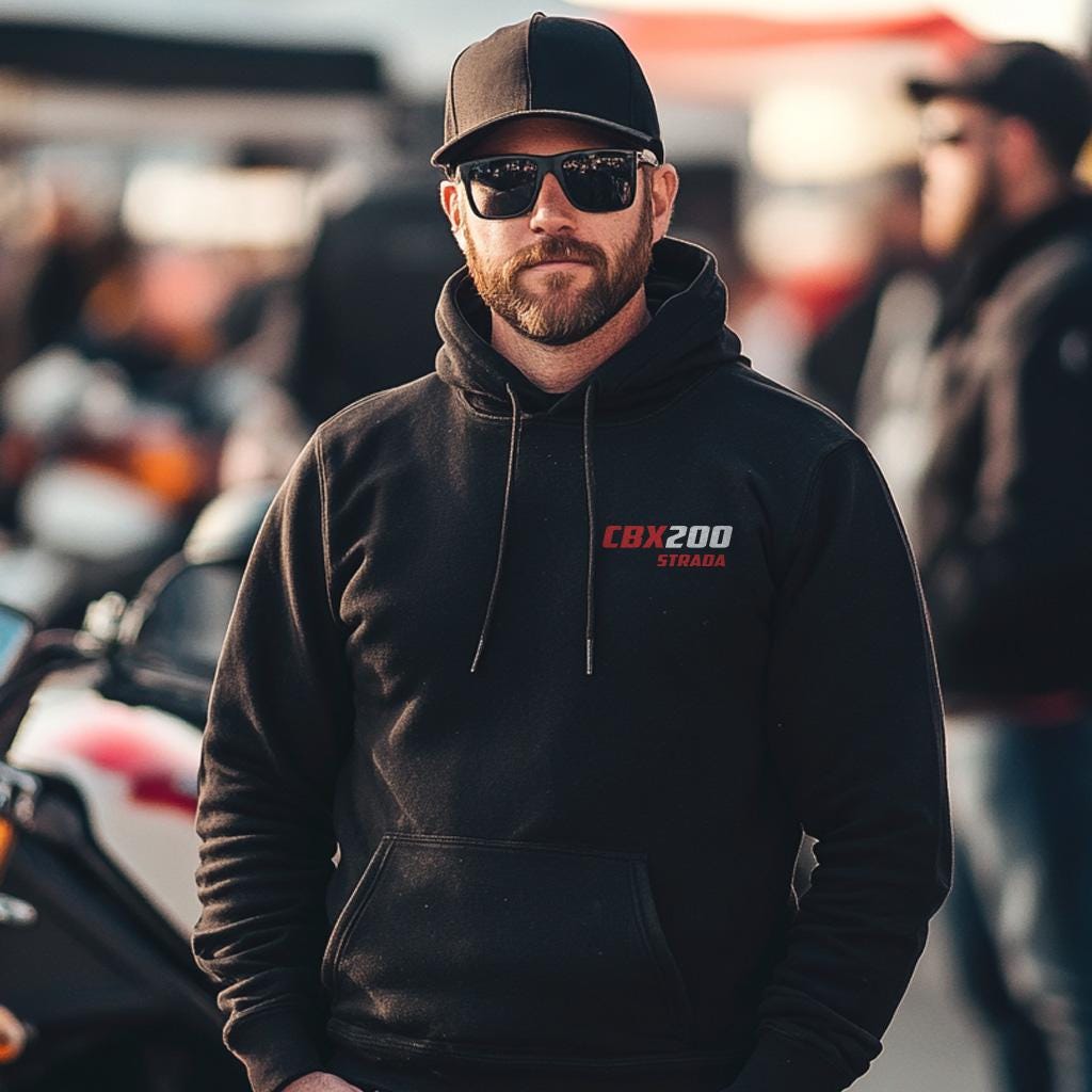 Honda CBX200 Strada Inspired Hoodie - Motorcycle Sweatshirt
