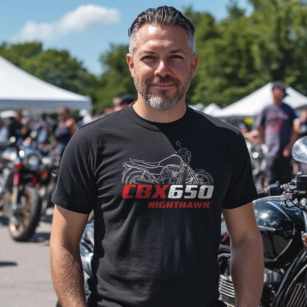Honda CBX650 Nighthawk & 650E Inspired T-Shirt - Motorcycle Tee Shirt