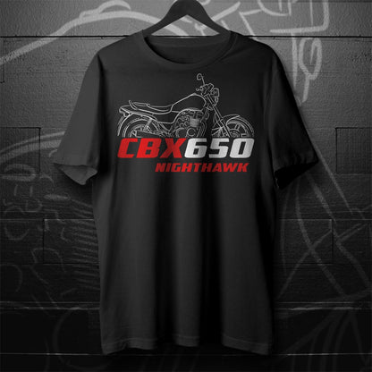 Honda CBX650 Nighthawk & 650E Inspired T-Shirt - Motorcycle Tee Shirt
