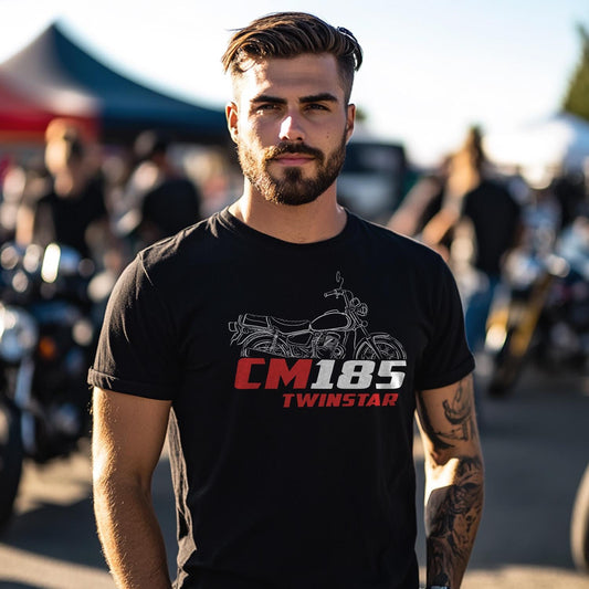 Honda CM185T Twinstar Inspired T-Shirt - Motorcycle Tee Shirt