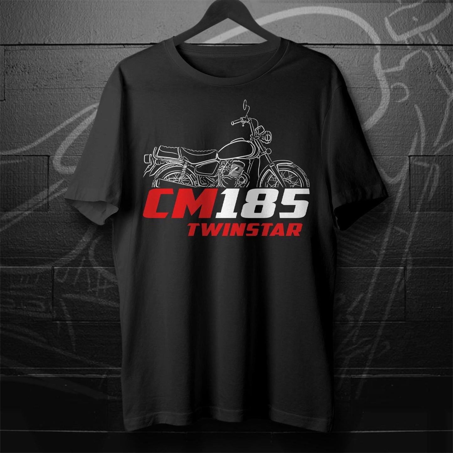 Honda CM185T Twinstar Inspired T-Shirt - Motorcycle Tee Shirt