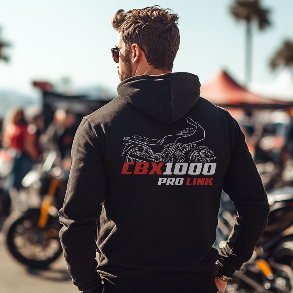 Honda CBX1000 & Pro Link Inspired Hoodie - Motorcycle Sweatshirt