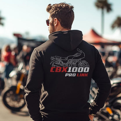 Honda CBX1000 & Pro Link Inspired Hoodie - Motorcycle Sweatshirt