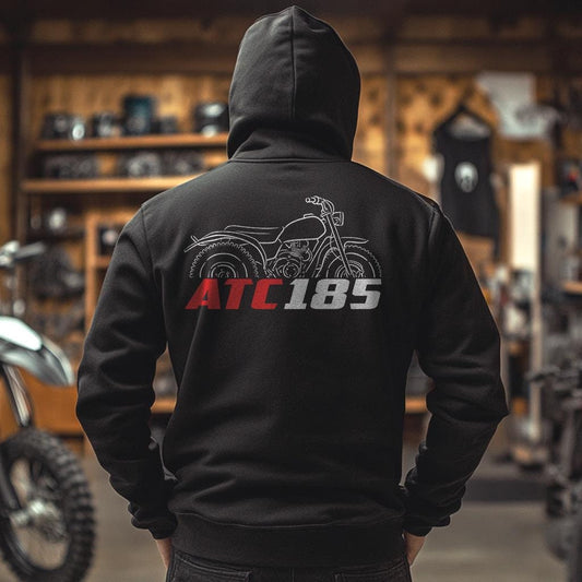 Honda ATC185 & 185S Inspired Hoodie - ATC Rider Sweatshirt