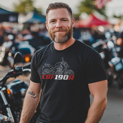 Honda CBF190R Inspired T-Shirt - Motorcycle Tee Shirt