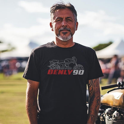 Honda Benly 90 Inspired T-Shirt - Motorcycle Tee Shirt