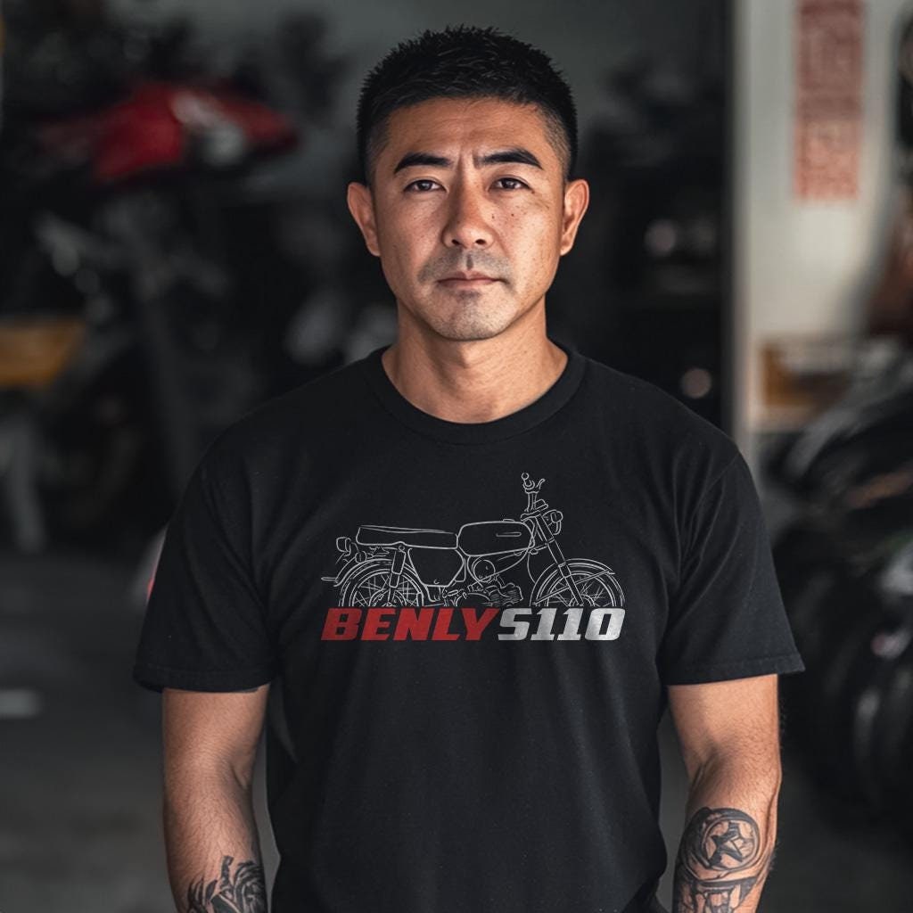 Honda S110 Benly Inspired T-Shirt - Motorcycle Tee Shirt