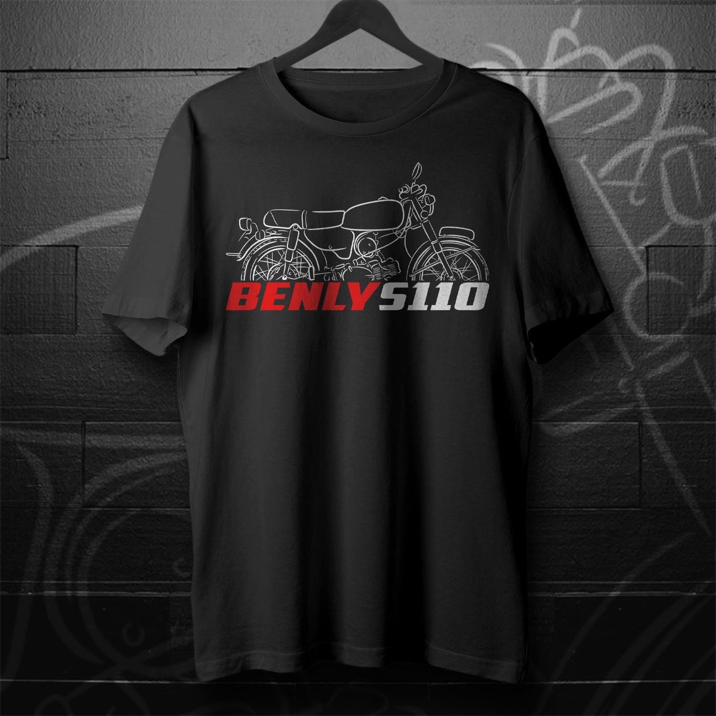 Honda S110 Benly Inspired T-Shirt - Motorcycle Tee Shirt