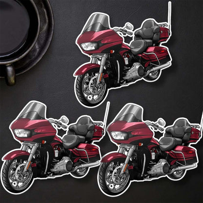 Harley Road Glide CVO FLTRXSE Stickers - Set of 3 Motorcycle Decals for Bikers