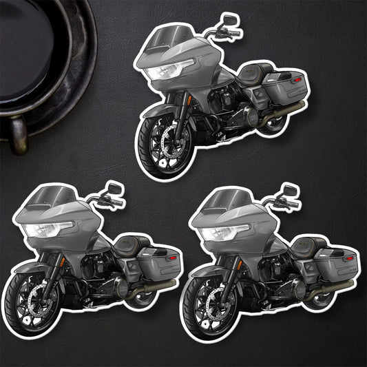 Harley Road Glide CVO FLTRSE 2023-24 Stickers - Set of 3 Motorcycle Decals for Bikers