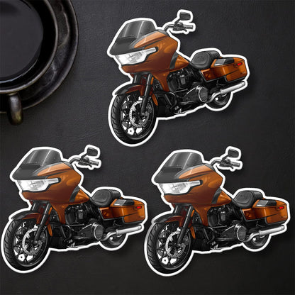 Harley Road Glide CVO FLTRSE 2023-24 Stickers - Set of 3 Motorcycle Decals for Bikers