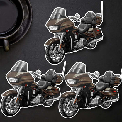 Harley Road Glide CVO FLTRXSE Stickers - Set of 3 Motorcycle Decals for Bikers