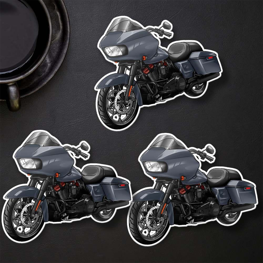 Harley Road Glide CVO FLTRXSE Stickers - Set of 3 Motorcycle Decals for Bikers