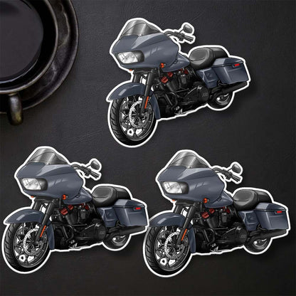 Harley Road Glide CVO FLTRXSE Stickers - Set of 3 Motorcycle Decals for Bikers