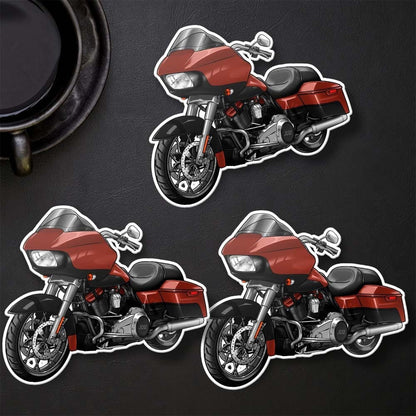 Harley Road Glide CVO FLTRXSE Stickers - Set of 3 Motorcycle Decals for Bikers