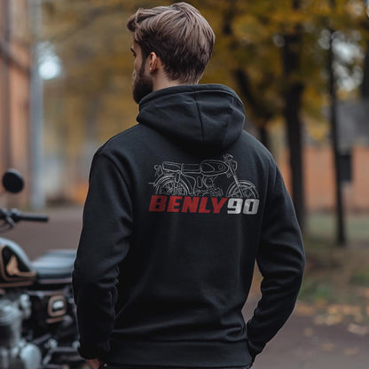 Honda Benly 90 Inspired Hoodie - Motorcycle Sweatshirt