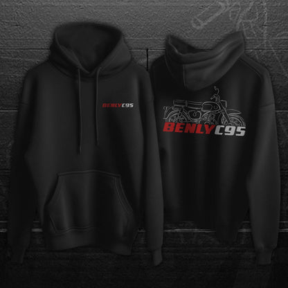 Honda C95 Benly Inspired Hoodie - Motorcycle Sweatshirt