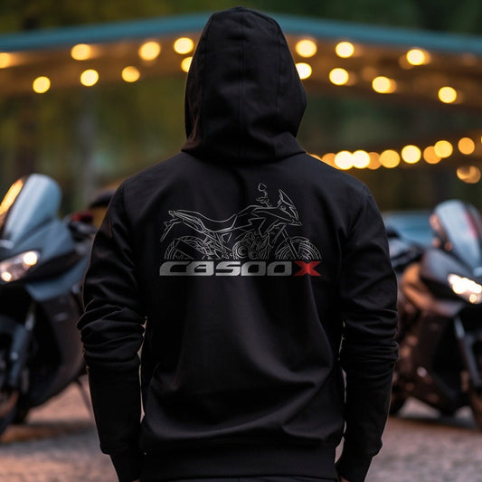 Honda CB500X Hoodie - Motorcycle Sweatshirt for ADV Riders
